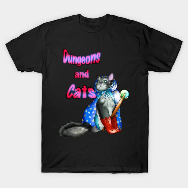Dungeons and cats sale t shirt